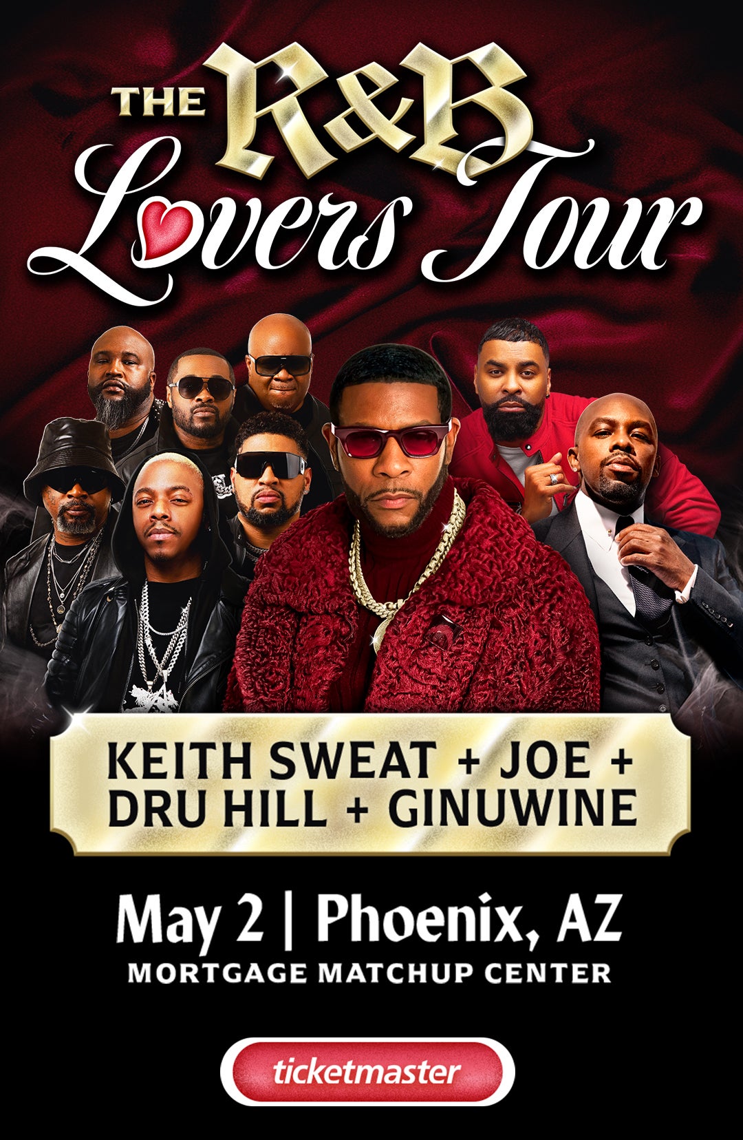 Poster for The R&B Lovers Tour