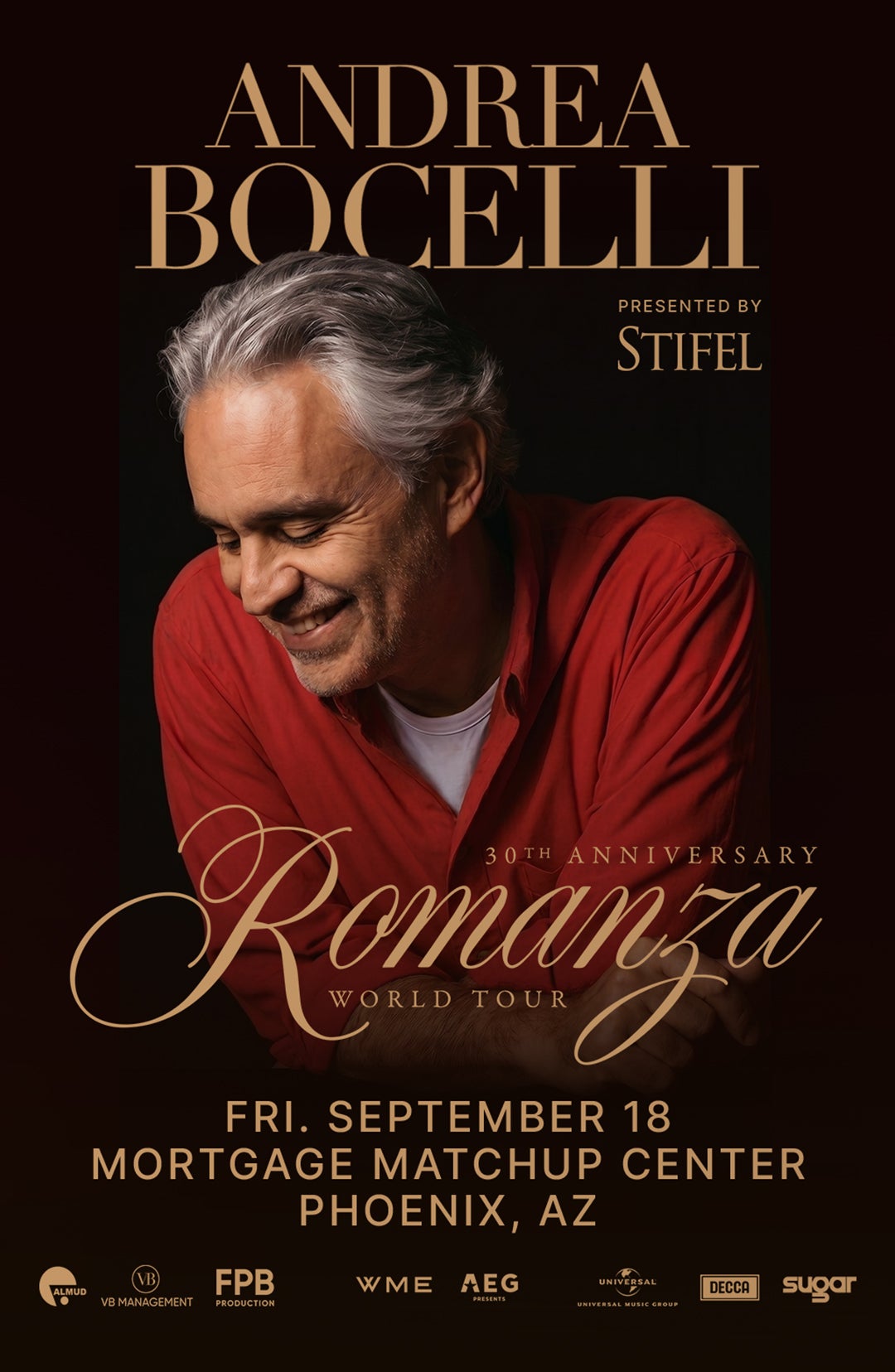 Poster for Andrea Bocelli