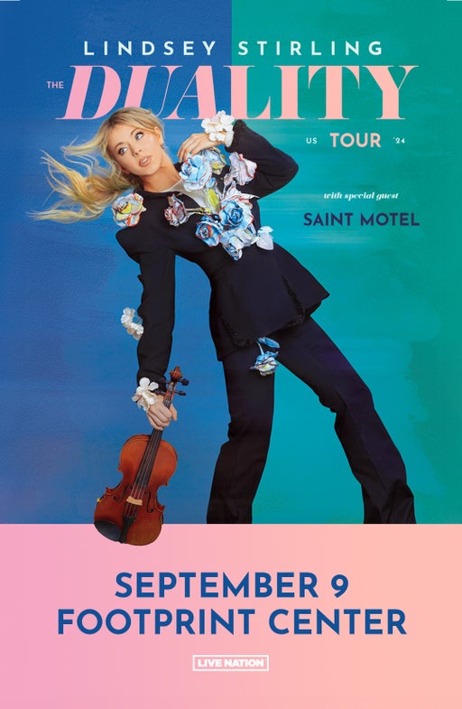 Lindsey Stirling – Duality North American Tour with special guest Saint Motel Lindsey Stirling – Duality North American Tour with special guest Saint Motel