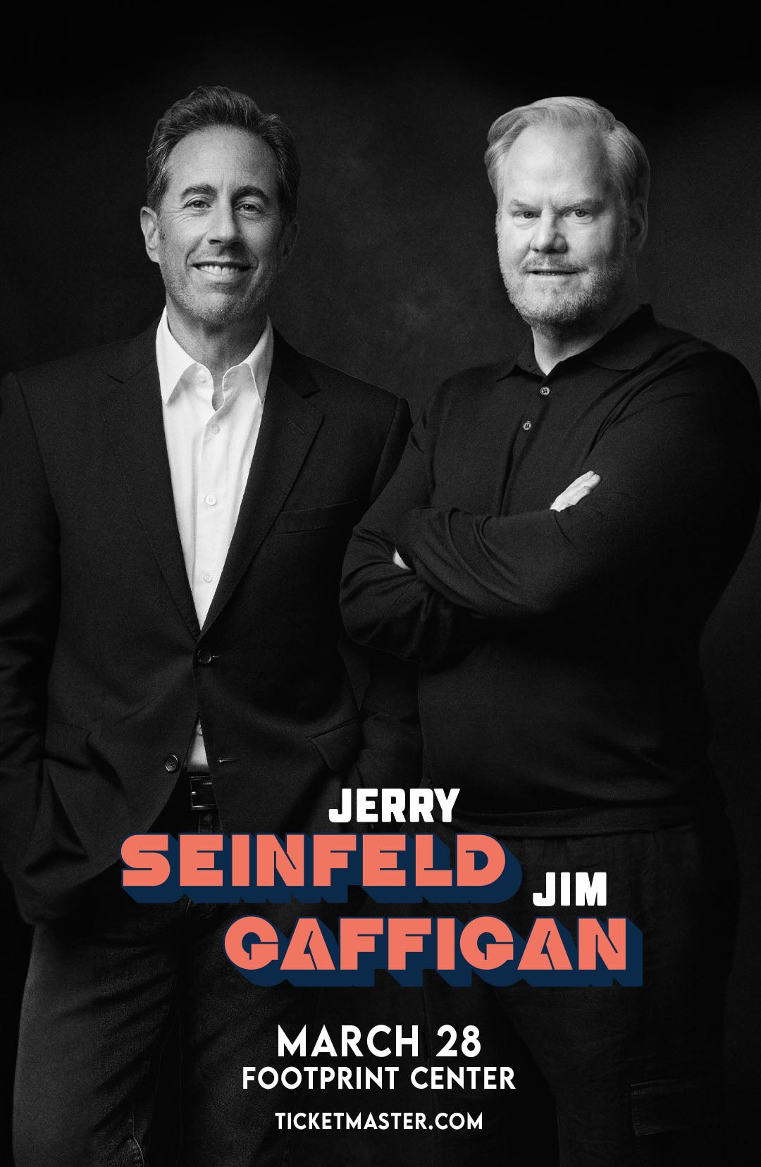 Poster for Jerry Seinfeld & Jim Gaffigan