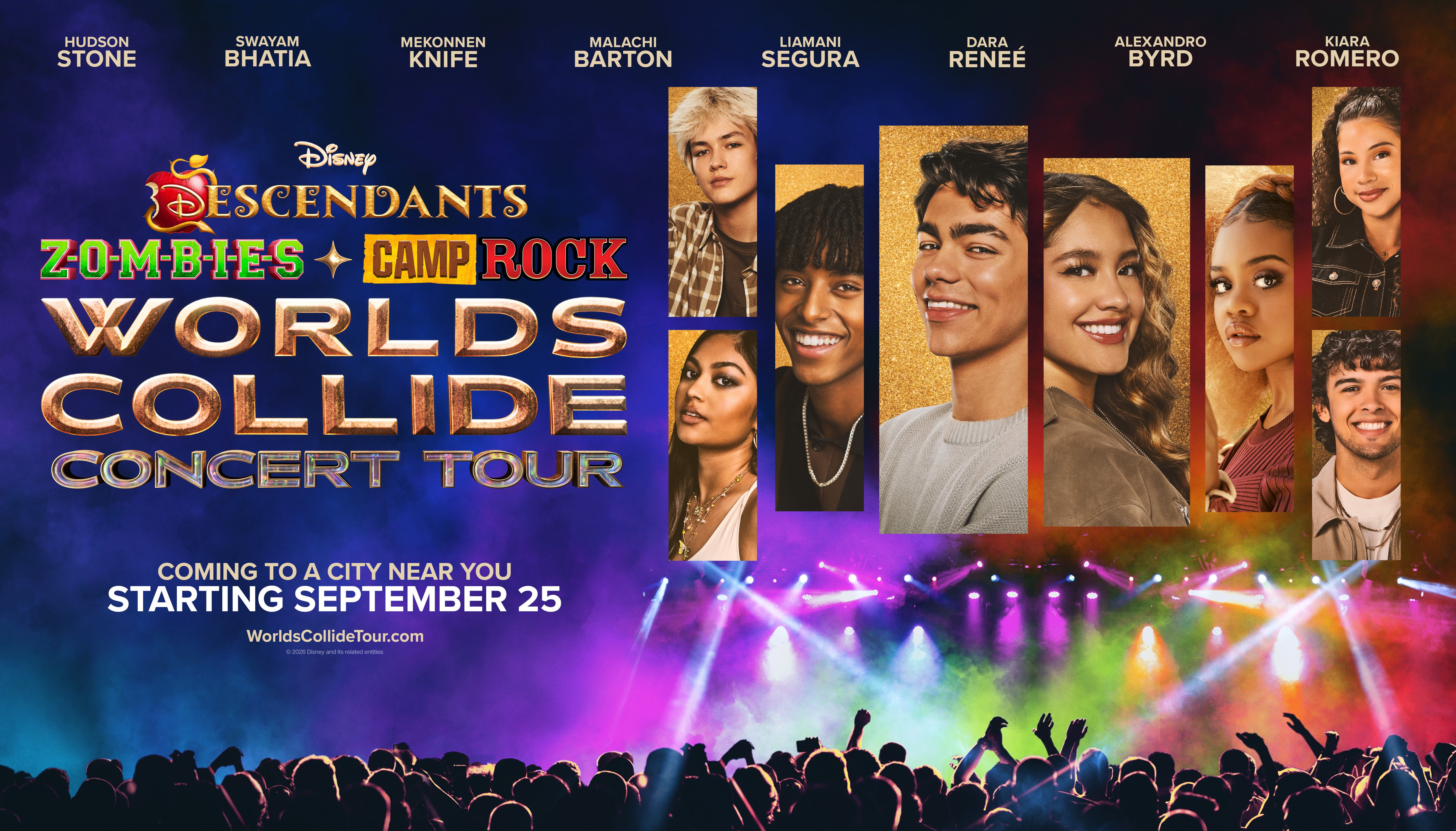DISNEY ANNOUNCES THE NEXT “WORLDS COLLIDE CONCERT TOUR” COMING TO PHOENIX ON SEPTEMBER 26