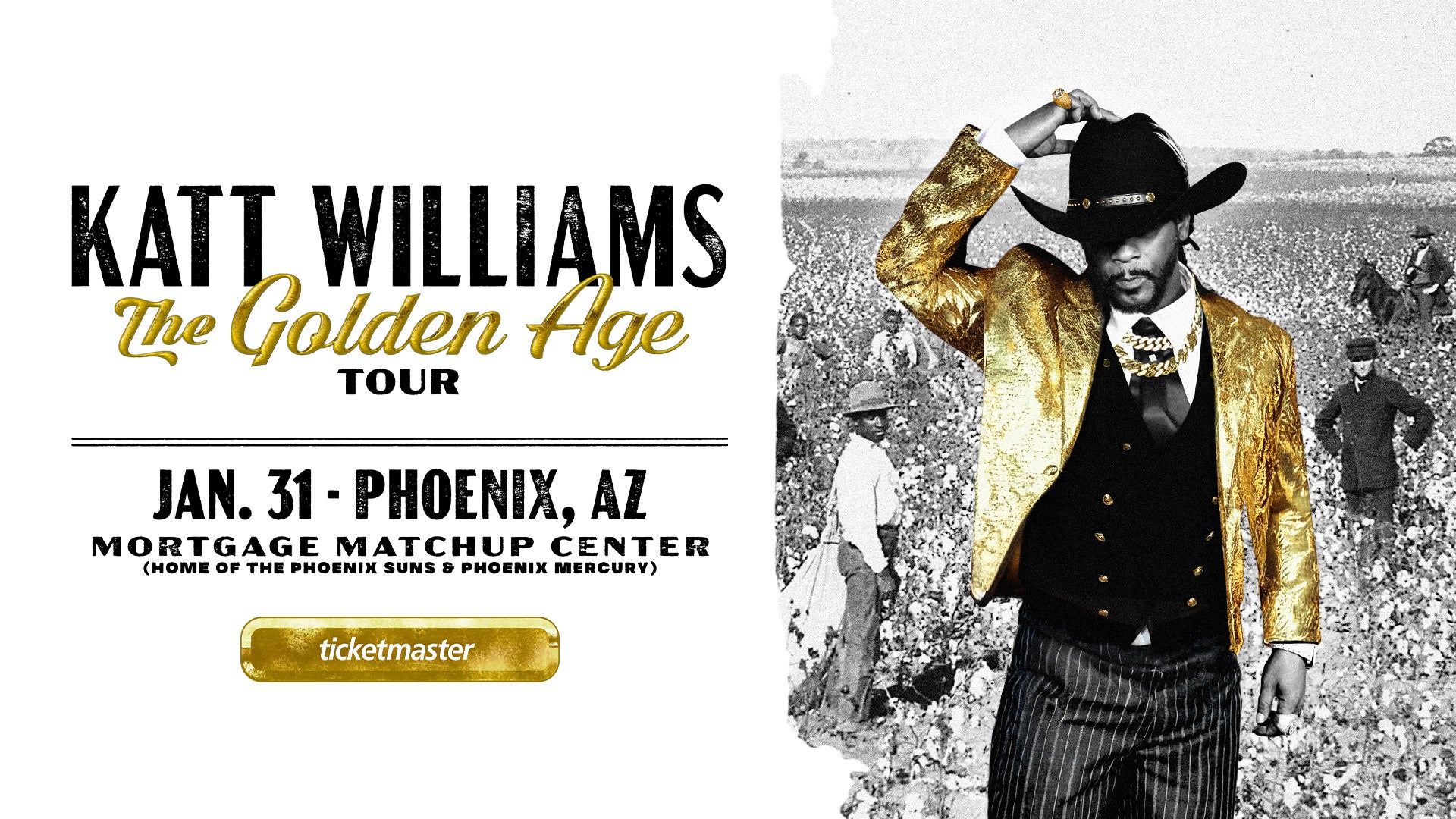 KATT WILLIAMS ANNOUNCES THE GOLDEN AGE TOUR COMING TO MORTGAGE MATCHUP CENTER ON JANUARY 31