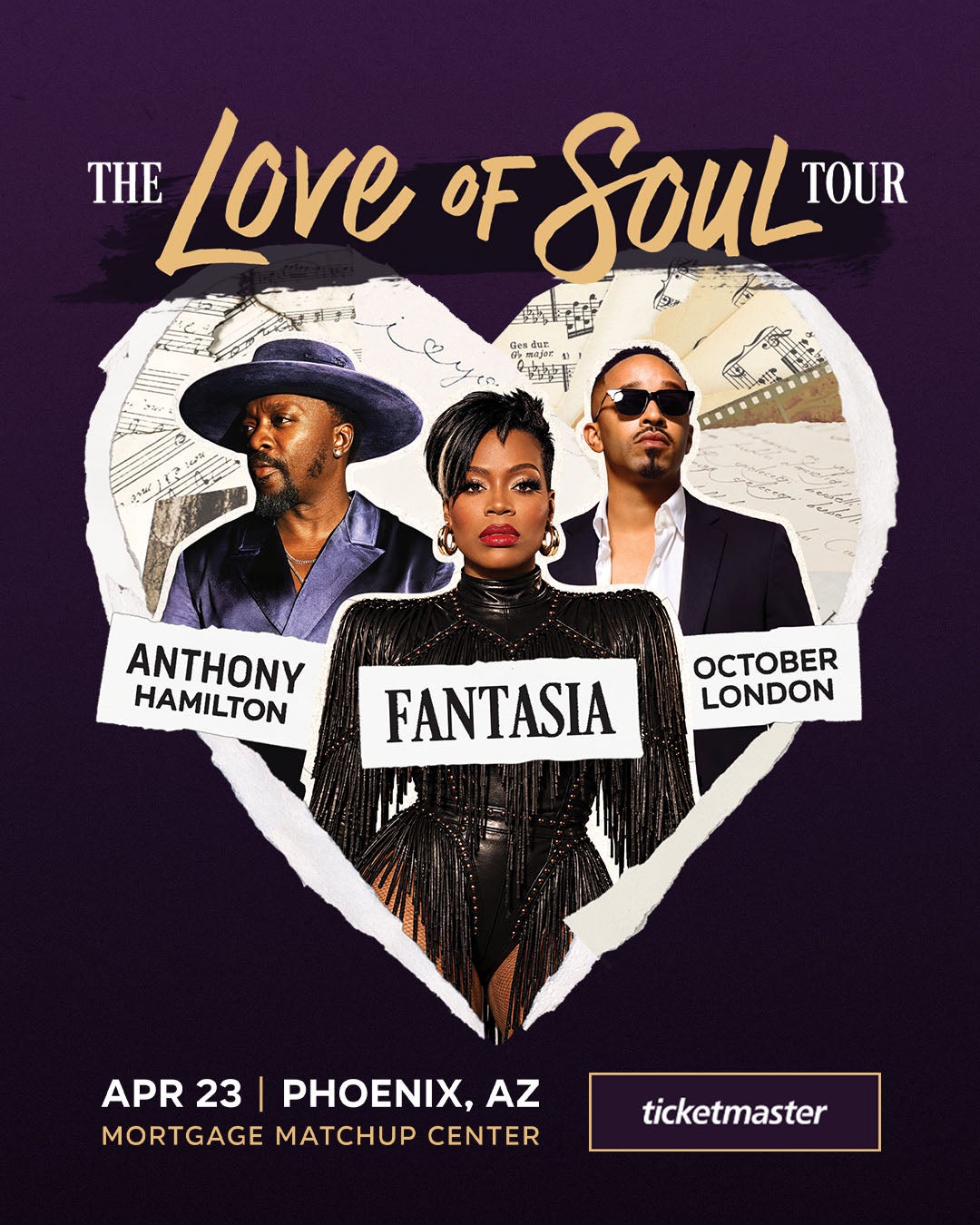 Poster for The Love Of Soul Tour Poster for The Love Of Soul Tour