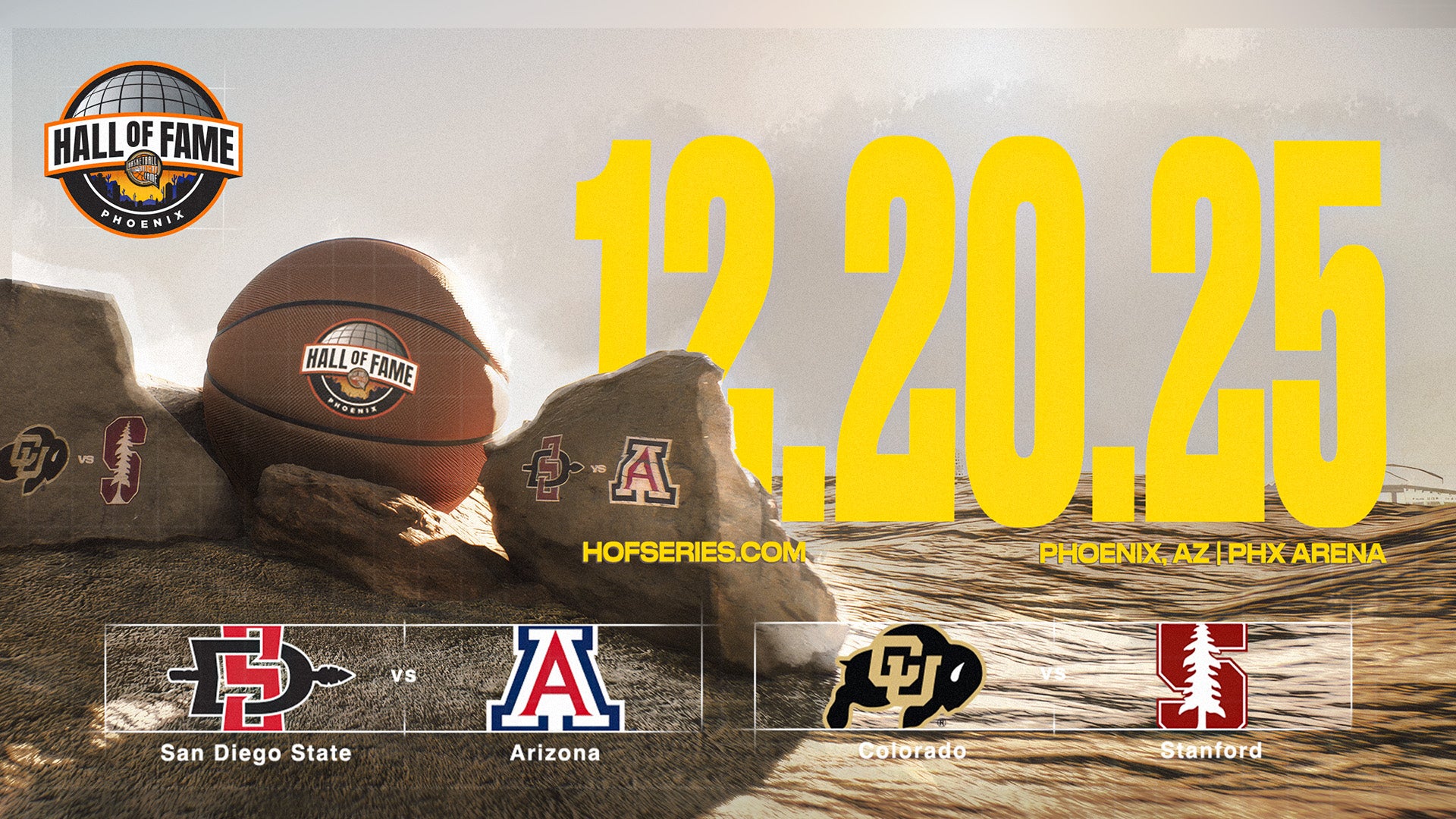 HALL OF FAME SERIES RETURNS TO PHOENIX ON DECEMBER 20 AT PHX ARENA HALL OF FAME SERIES RETURNS TO PHOENIX ON DECEMBER 20 AT PHX ARENA