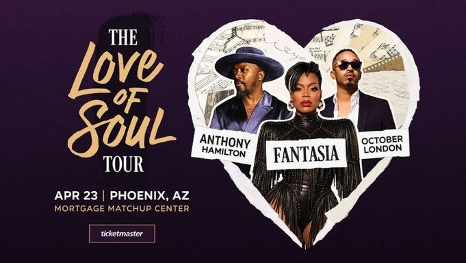 THE LOVE OF SOUL TOUR SET TO BRING GRAMMY® AWARD-WINNING ARTIST FANTASIA, ANTHONY HAMILTON AND OCTOBER LONDON THE LOVE OF SOUL TOUR SET TO BRING GRAMMY® AWARD-WINNING ARTIST FANTASIA, ANTHONY HAMILTON AND OCTOBER LONDON