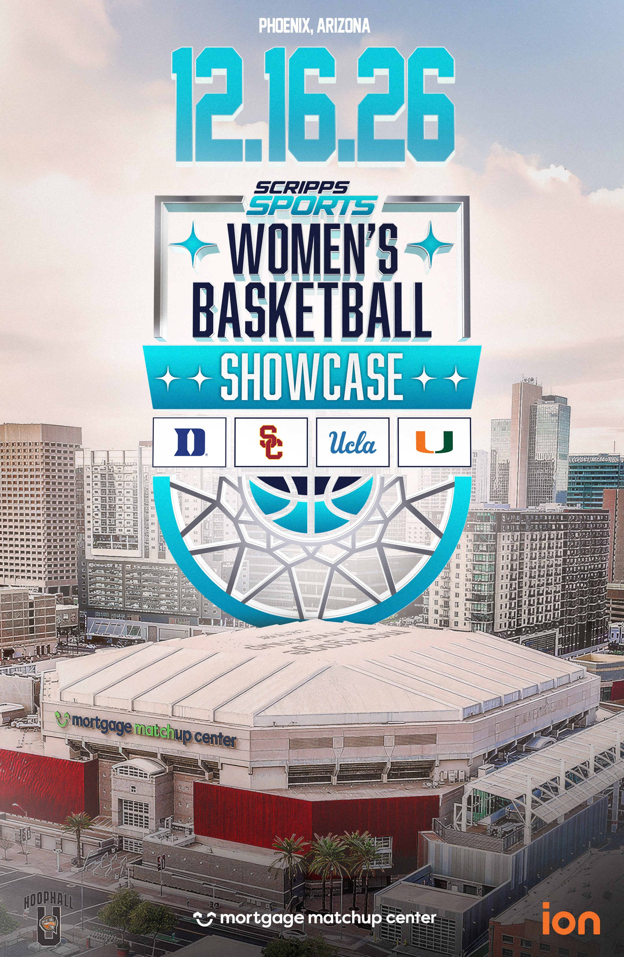 Poster for Scripps Sports Women’s Basketball Showcase Poster for Scripps Sports Women’s Basketball Showcase