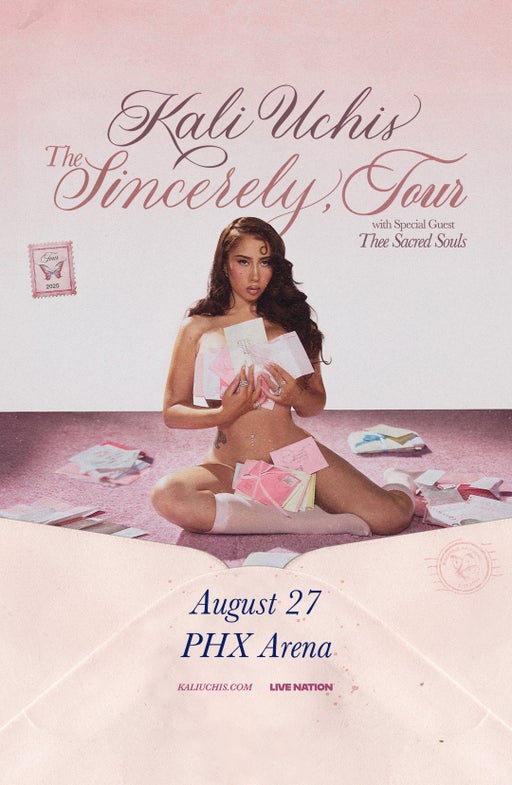 Kali Uchis – The Sincerely, Tour With Special Guest Thee Sacred Souls