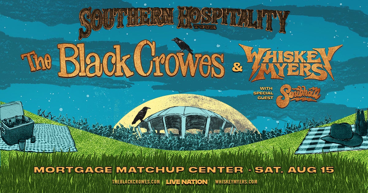 THE BLACK CROWES & WHISKEY MYERS ANNOUNCE MASSIVE CO-HEADLINING SOUTHERN HOSPITALITY TOUR
